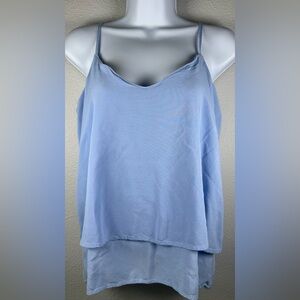 Warehouse Women’s Light Blue Double Layer Camisole Size US 6